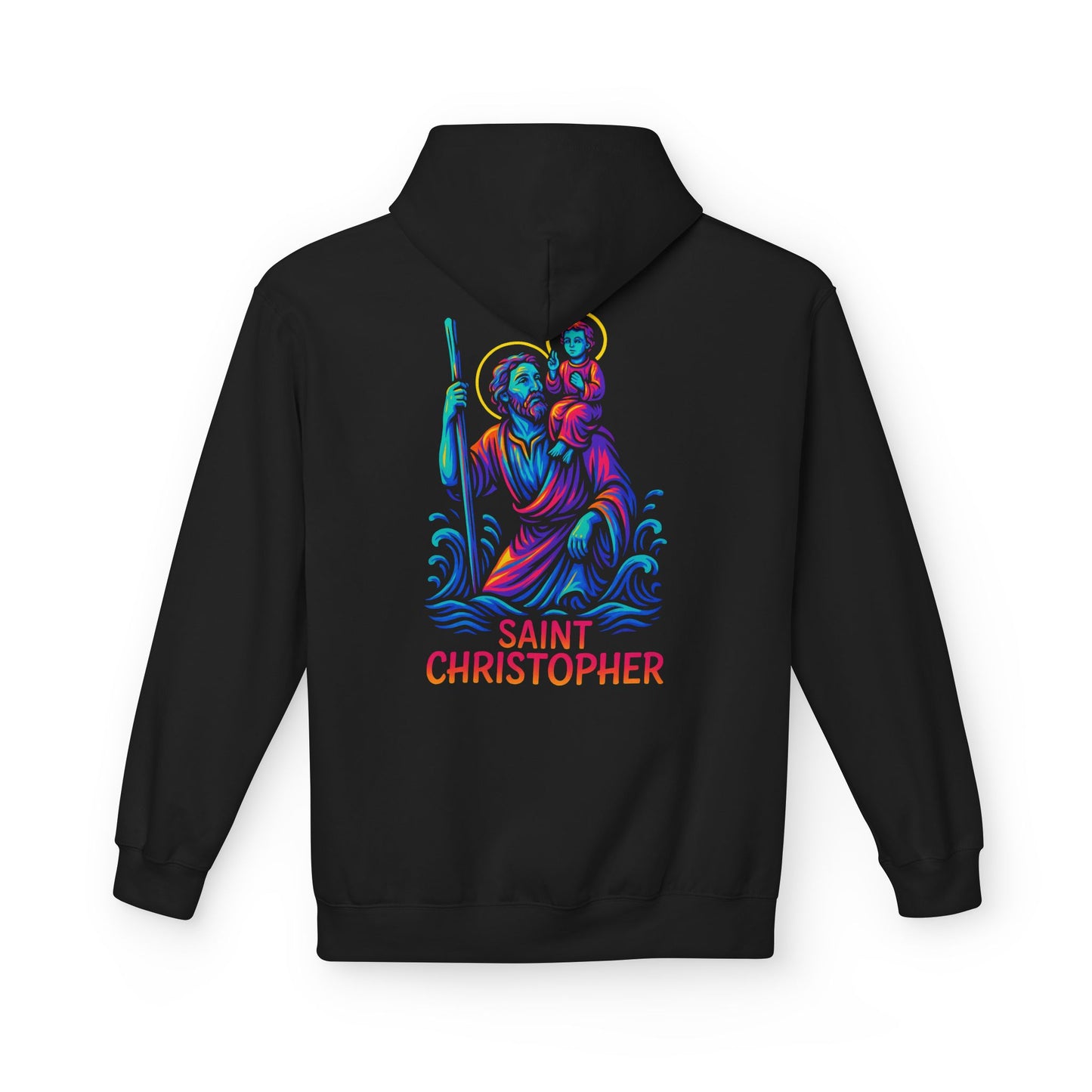 St. Christopher Hoodie – Catholic Saint Hoodie – Christian Streetwear