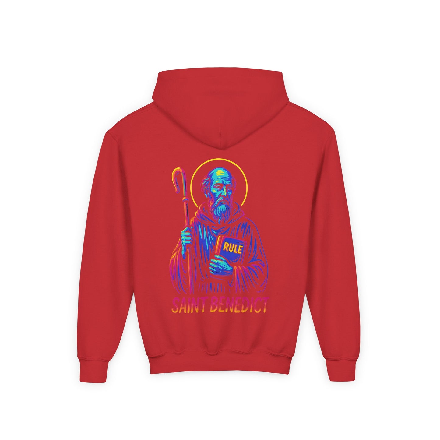 St. Benedict Youth Hoodie | Catholic Streetwear for Kids