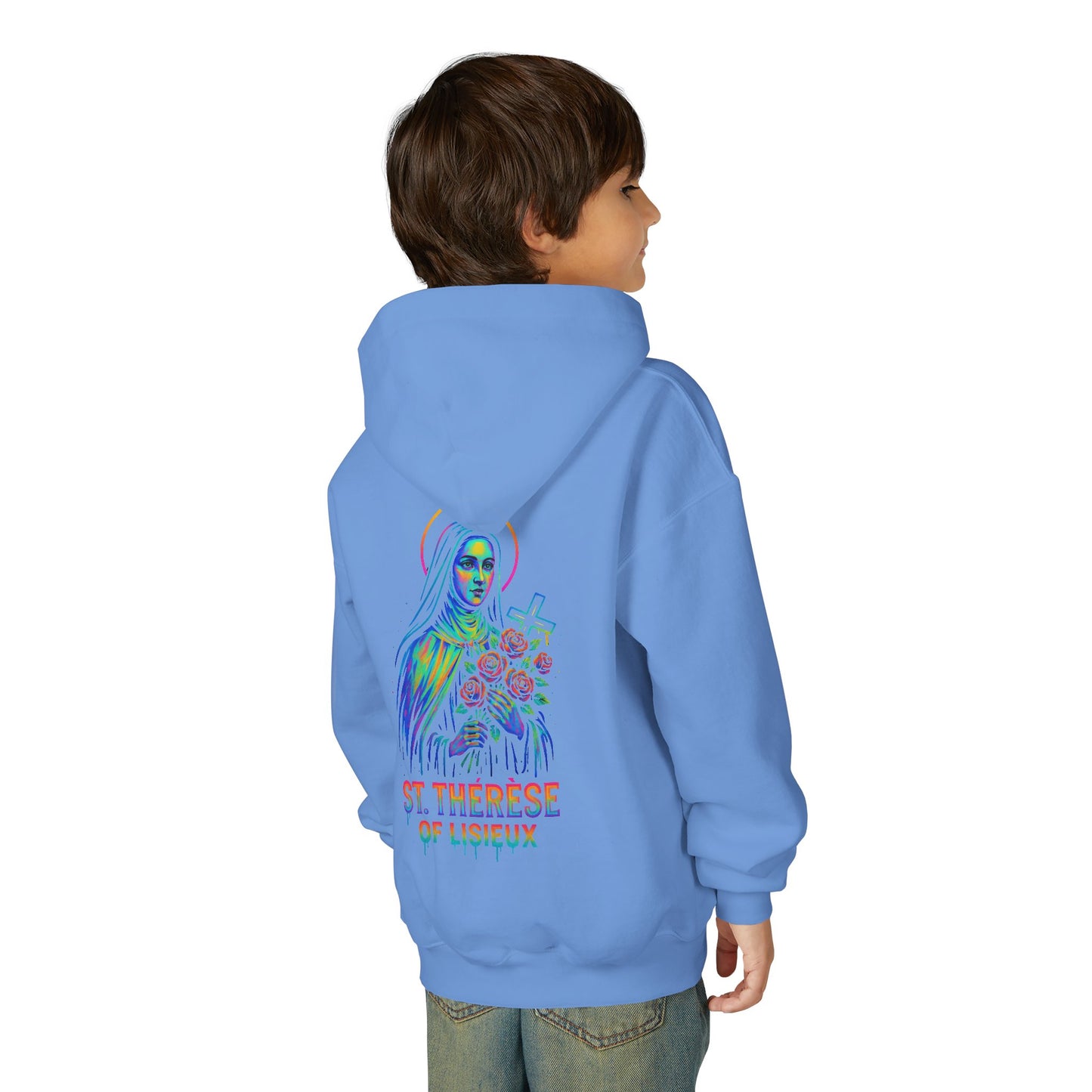 St. Thérèse of Lisieux Youth Hoodie | Catholic Streetwear for Kids