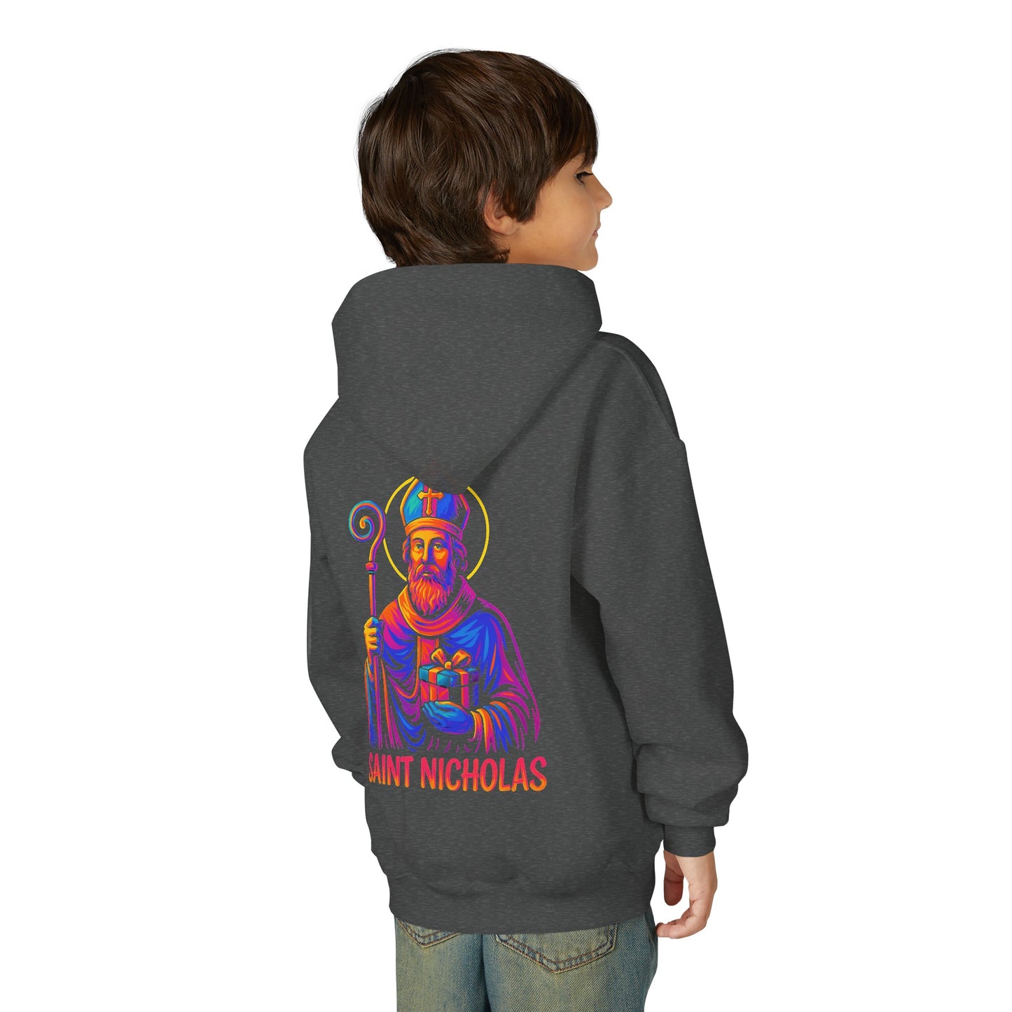 St. Nicholas Youth Hoodie | Catholic Streetwear for Kids