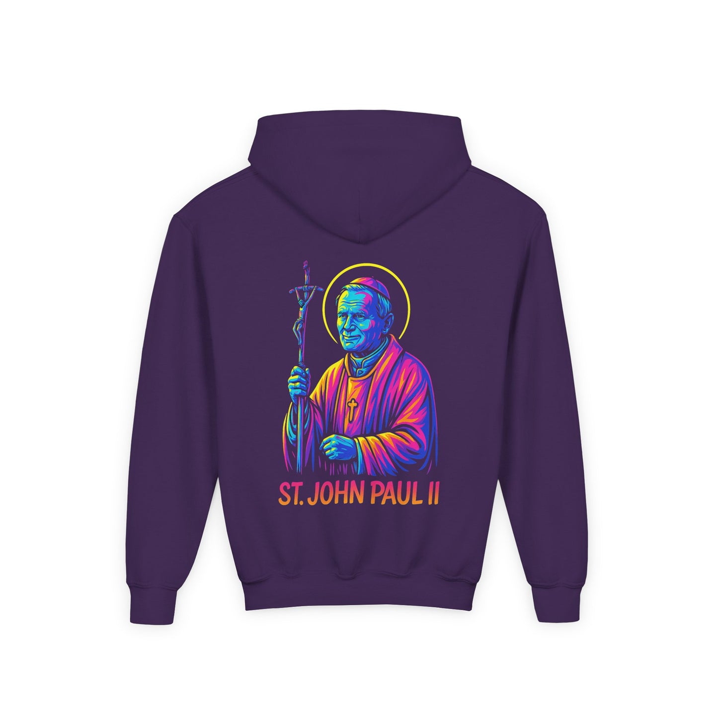 St. John Paul II Youth Hoodie | Catholic Streetwear for Kids