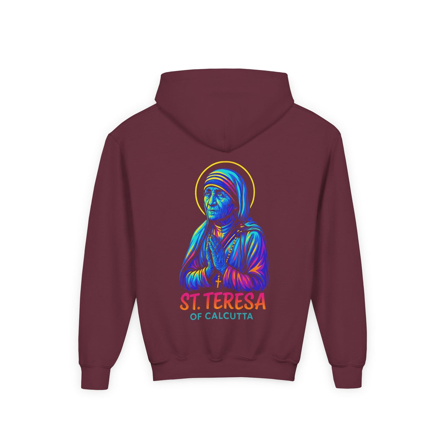 St. Teresa of Calcutta Youth Hoodie | Catholic Streetwear for Kids
