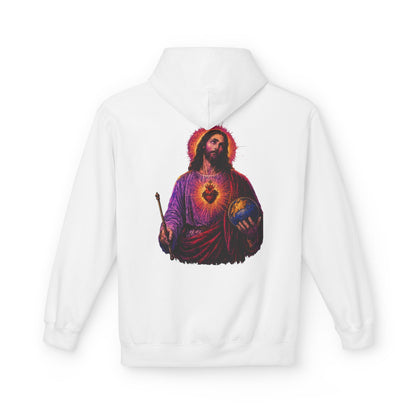 Sacred Heart of Jesus King of the World Hoodie | Saints Hood