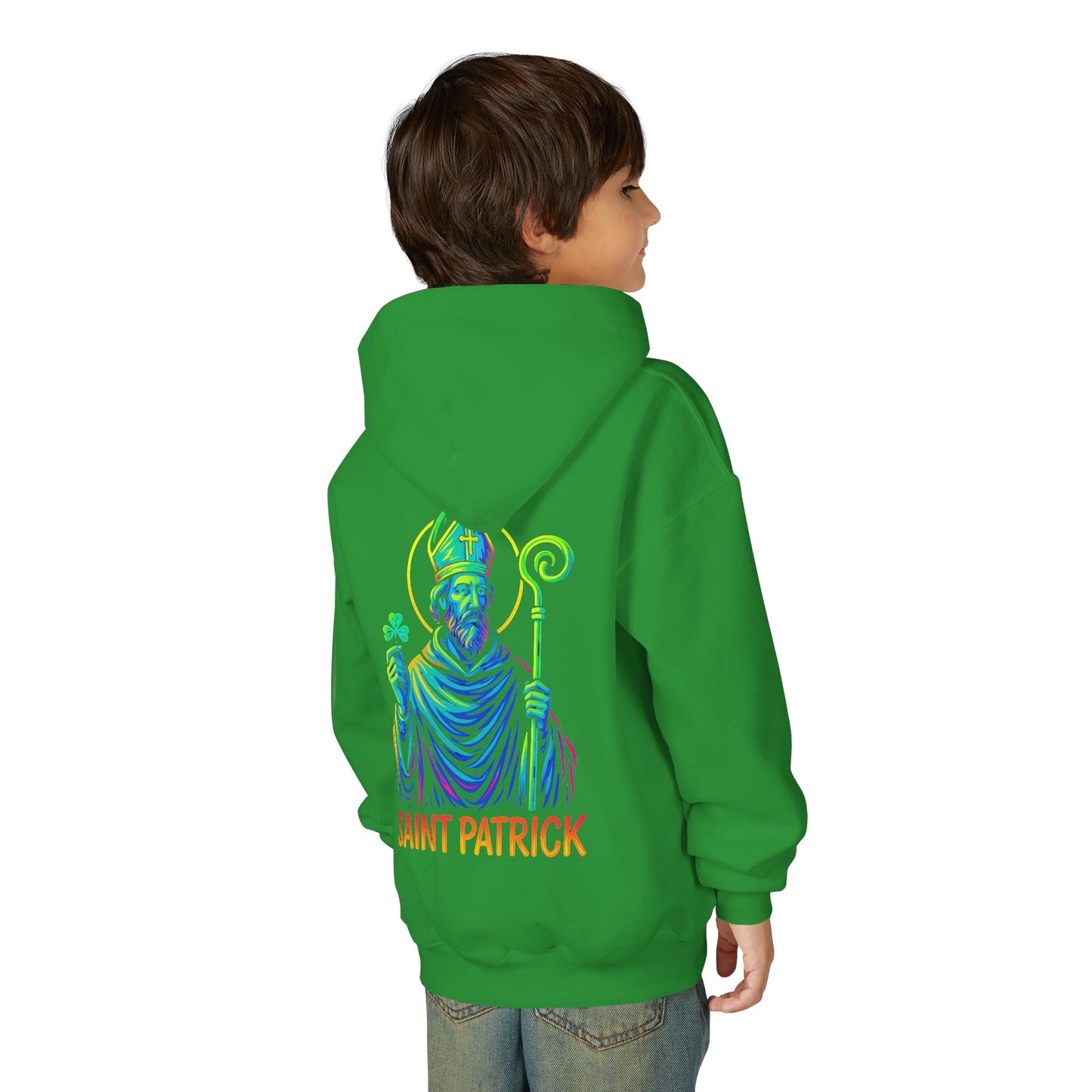 St. Patrick Youth Hoodie | Catholic Streetwear for Kids