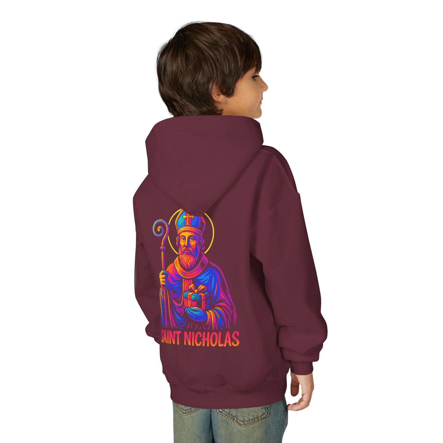 St. Nicholas Youth Hoodie | Catholic Streetwear for Kids
